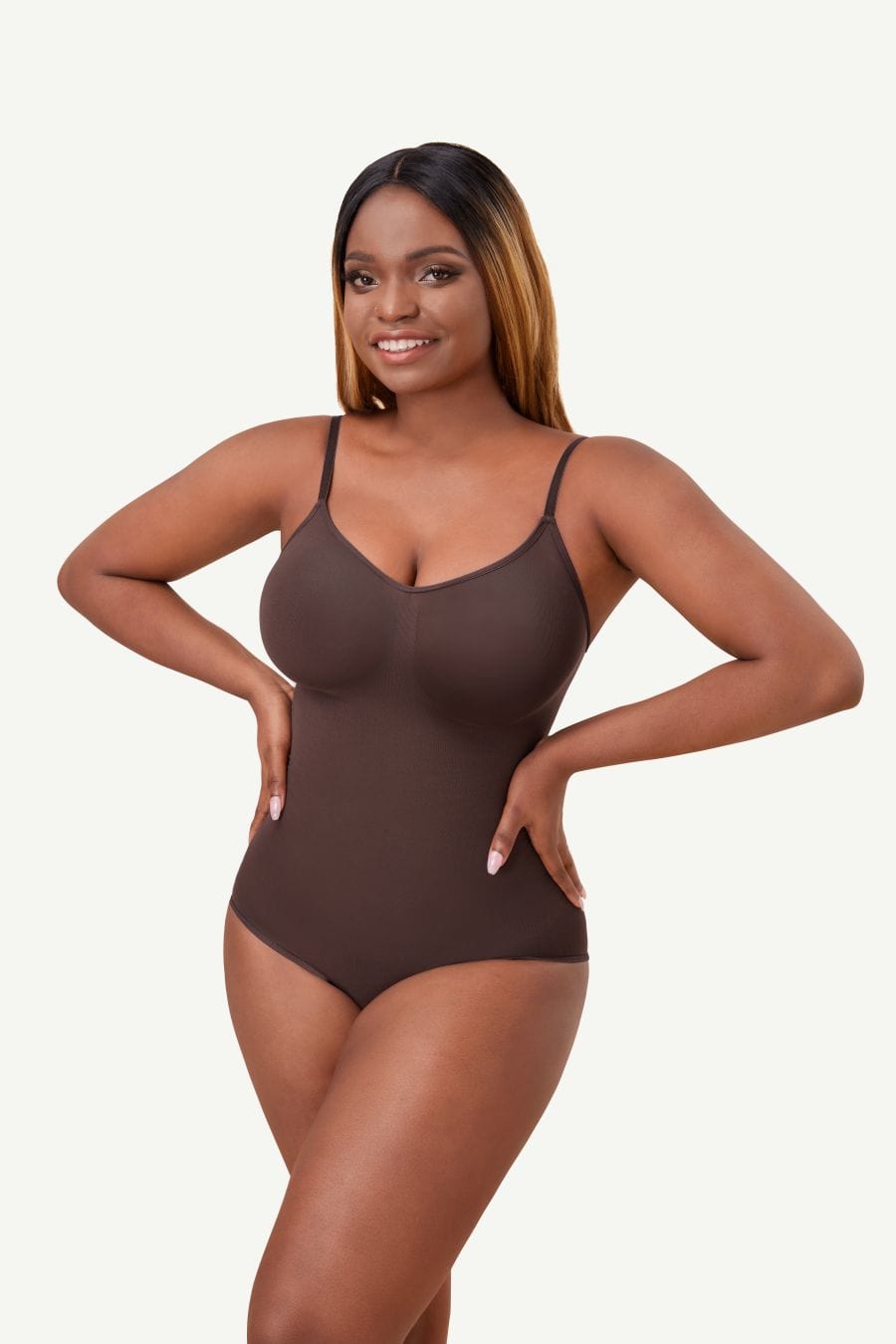 Seamless Tighten The Abdomen One-piece Shapewear Briefs