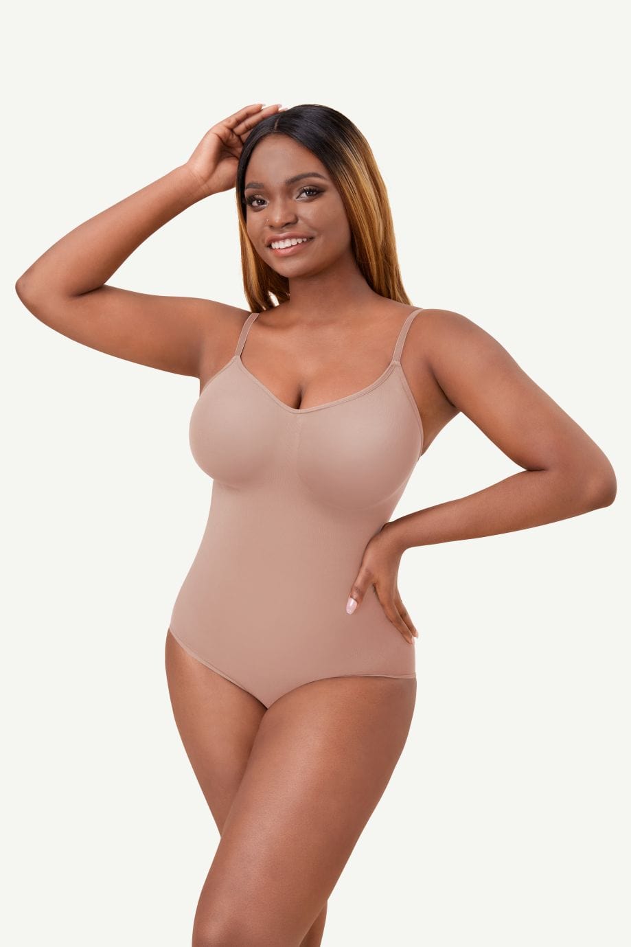 Seamless Tighten The Abdomen One-piece Shapewear Briefs