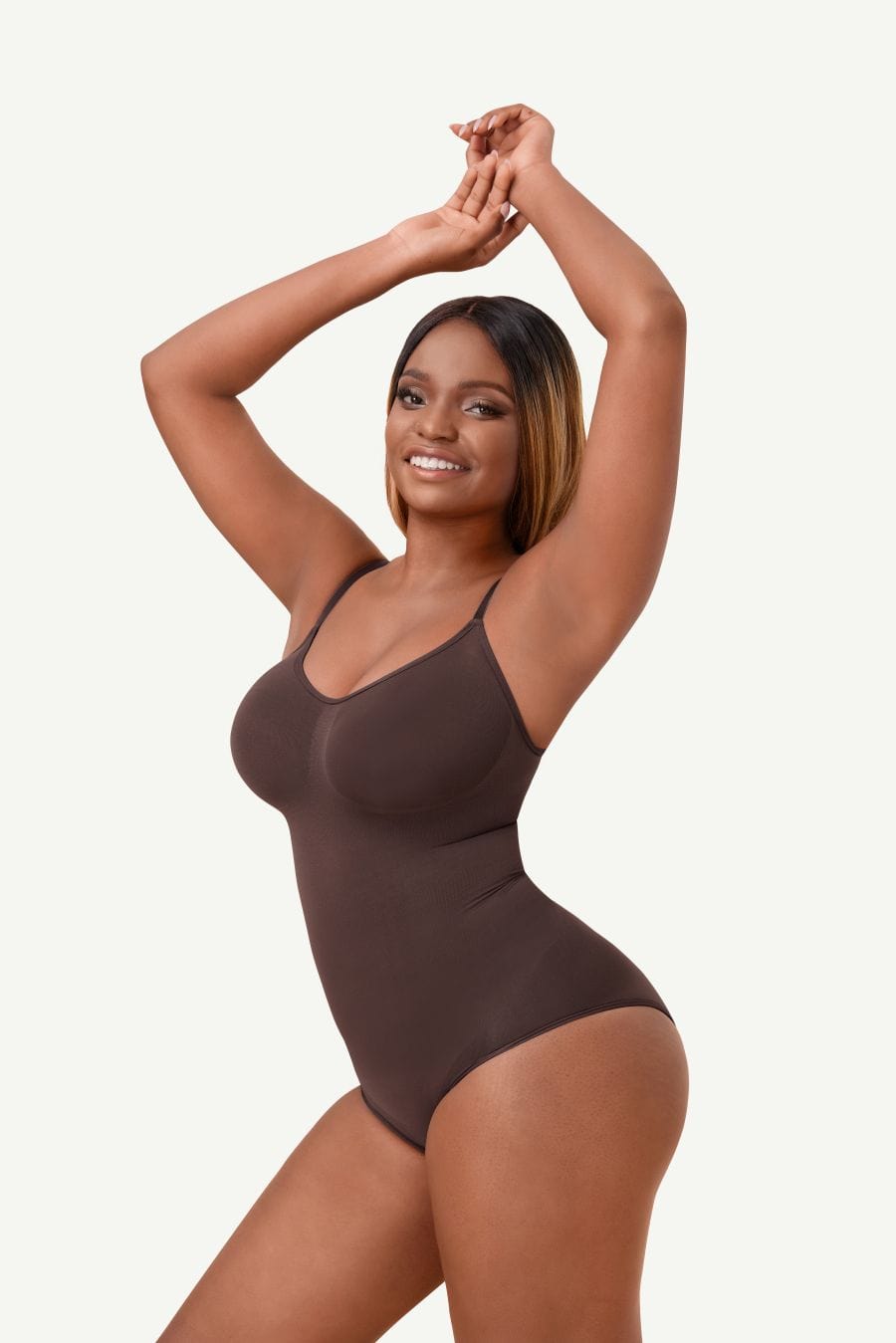 Seamless Tighten The Abdomen One-piece Shapewear Briefs