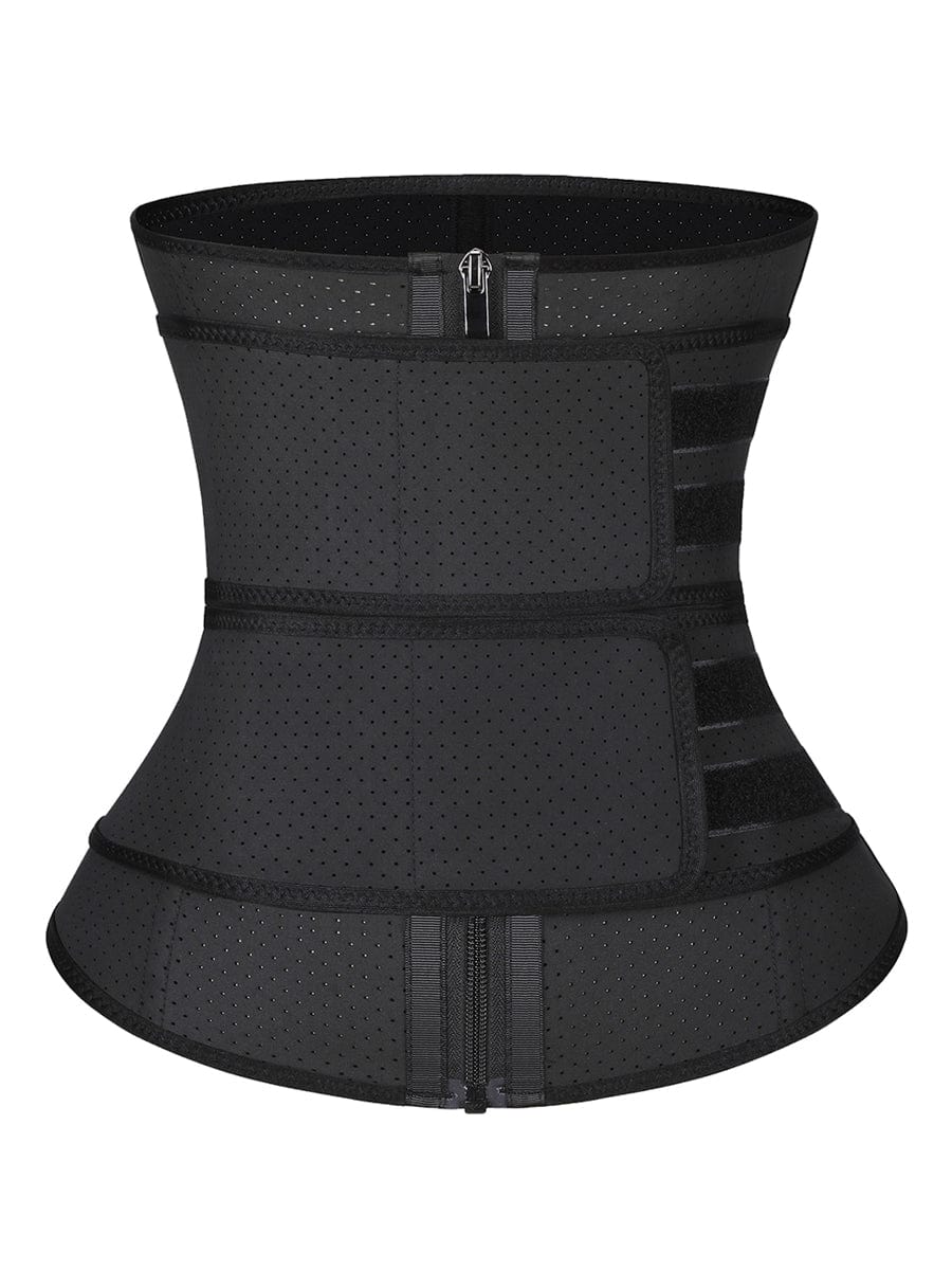 Punched Double Waist Belt Rubber Girdle