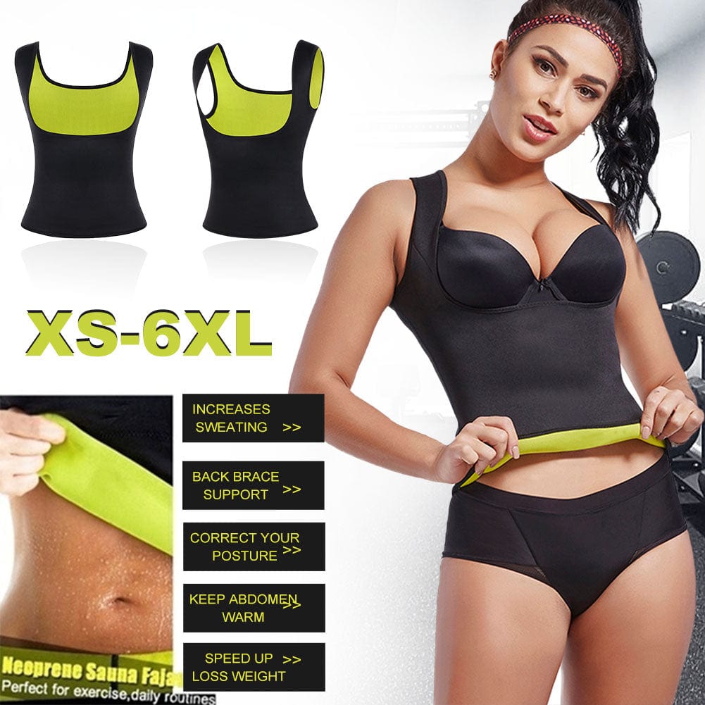 Women's Waist Cincher Tummy Control Shapewear Compression Vest Invisible Body Shaper