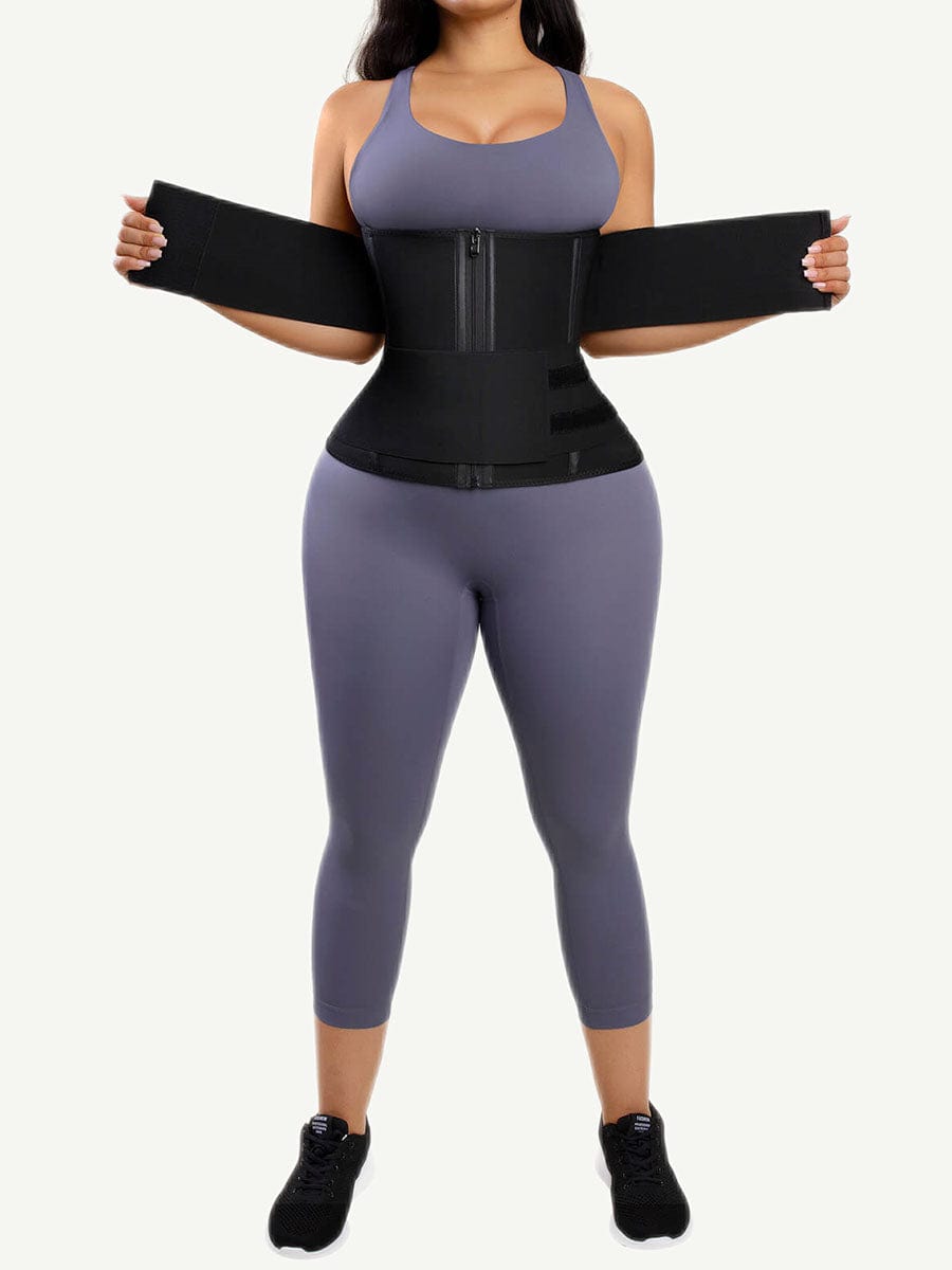 Waist Trainer with Double Belts Postpartum Recovery