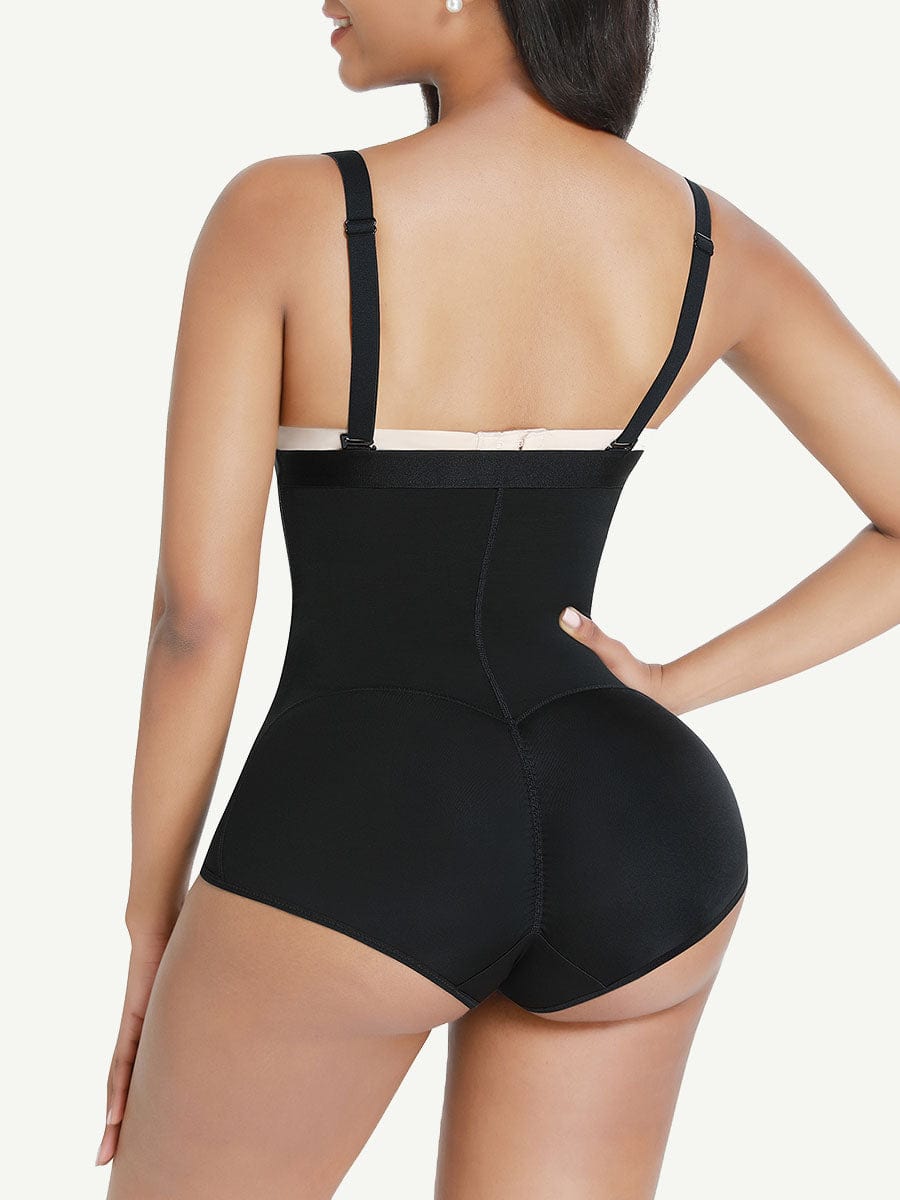 High Waist Shaper Shorts With Two Steel Bones and Zip