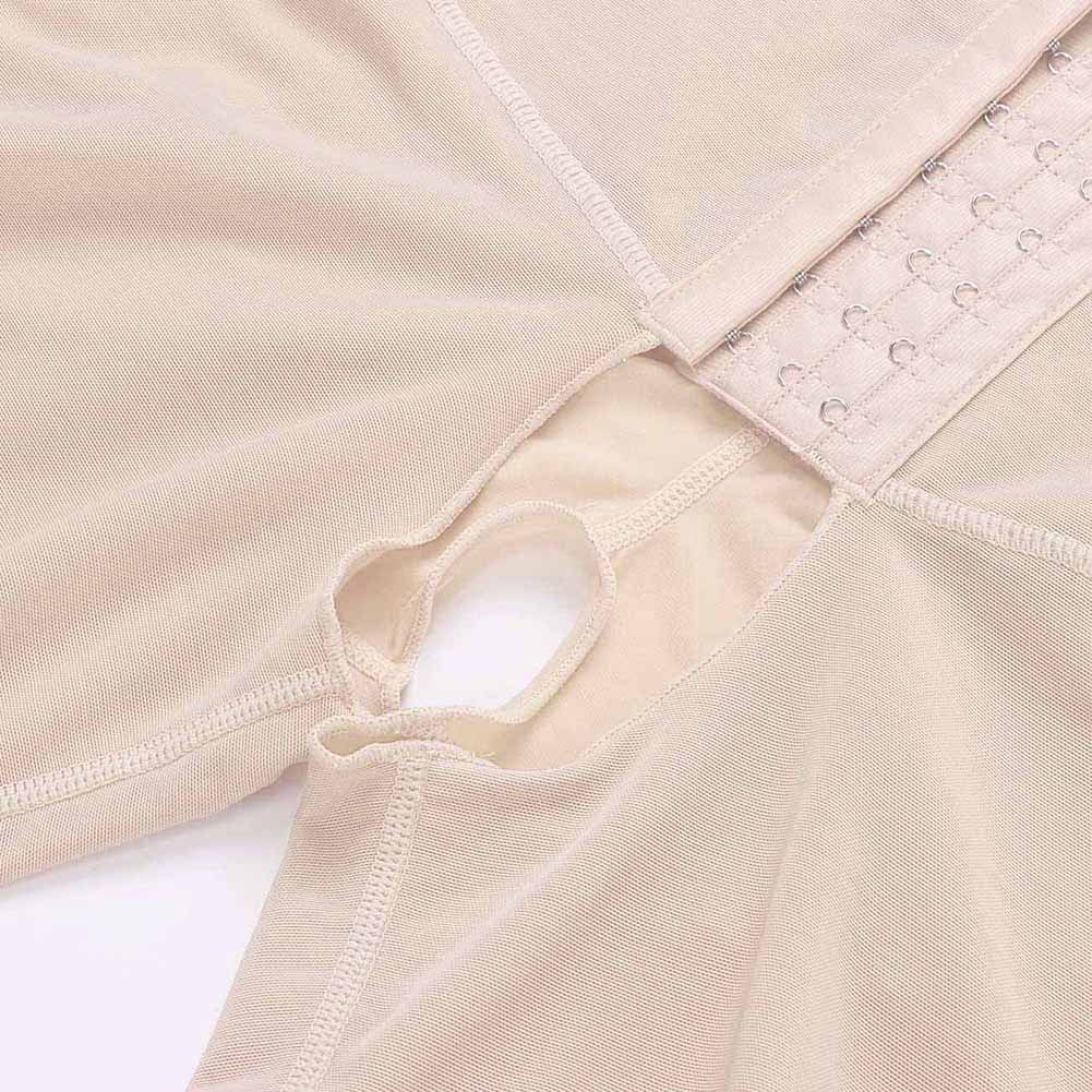 Shimmer Skin Hook Open Crotch Underbust Bodysuit Big Size Breathability