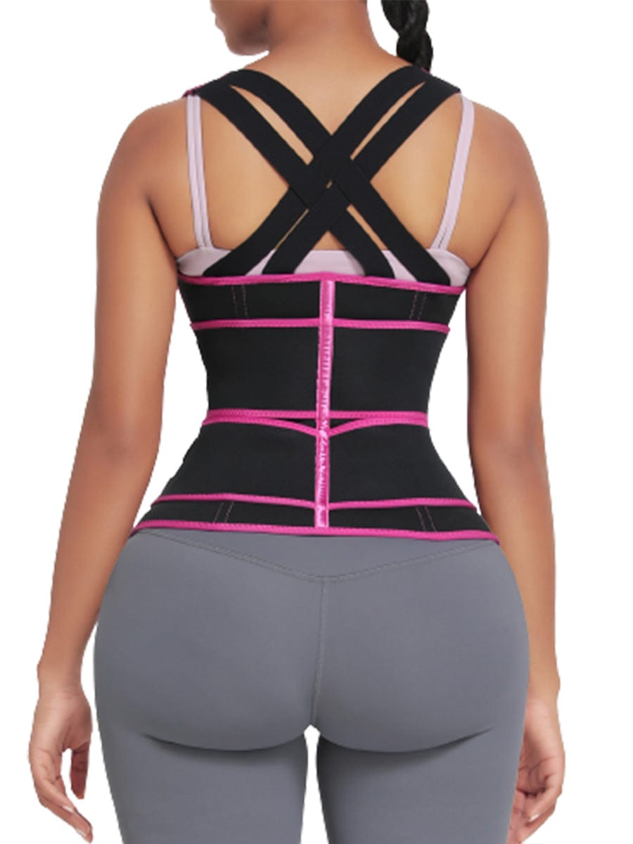 9 Bones Hooks Zipper Neoprene Waist Trainer