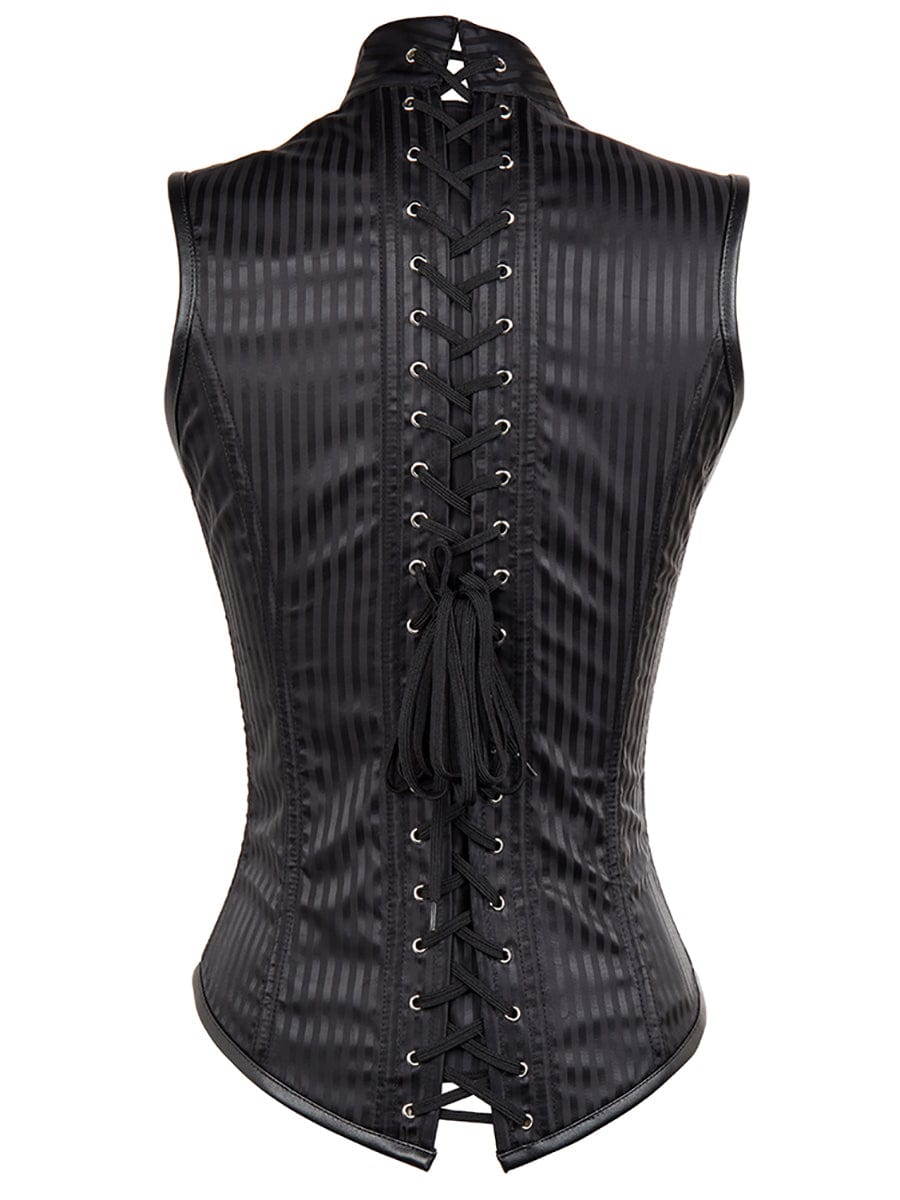 Bustier Corset Top Halloween Lace Up Gothic Corset Underbust waist Trainer