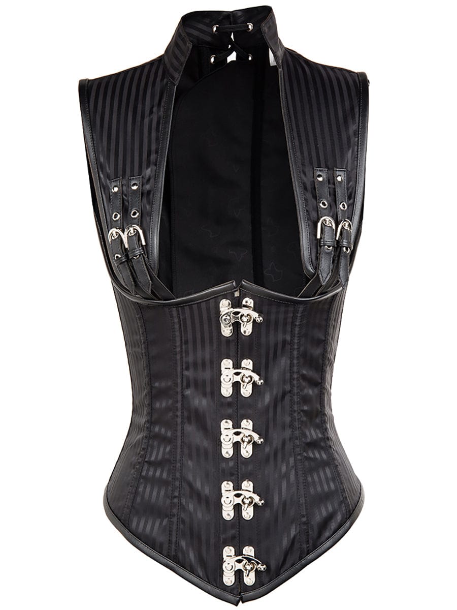 Bustier Corset Top Halloween Lace Up Gothic Corset Underbust waist Trainer