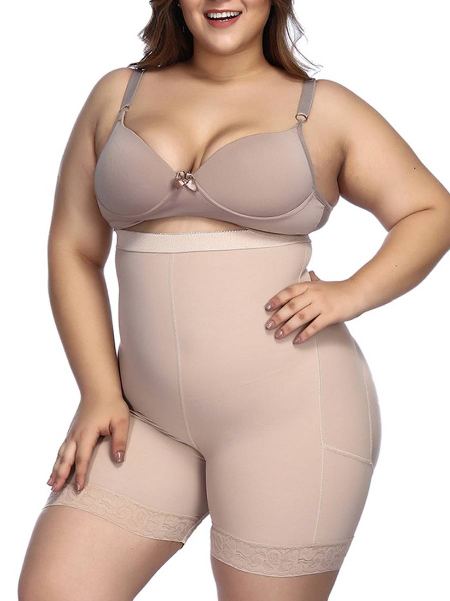 Plus Size Body Shaper Tummy Control High Waist Shapewear