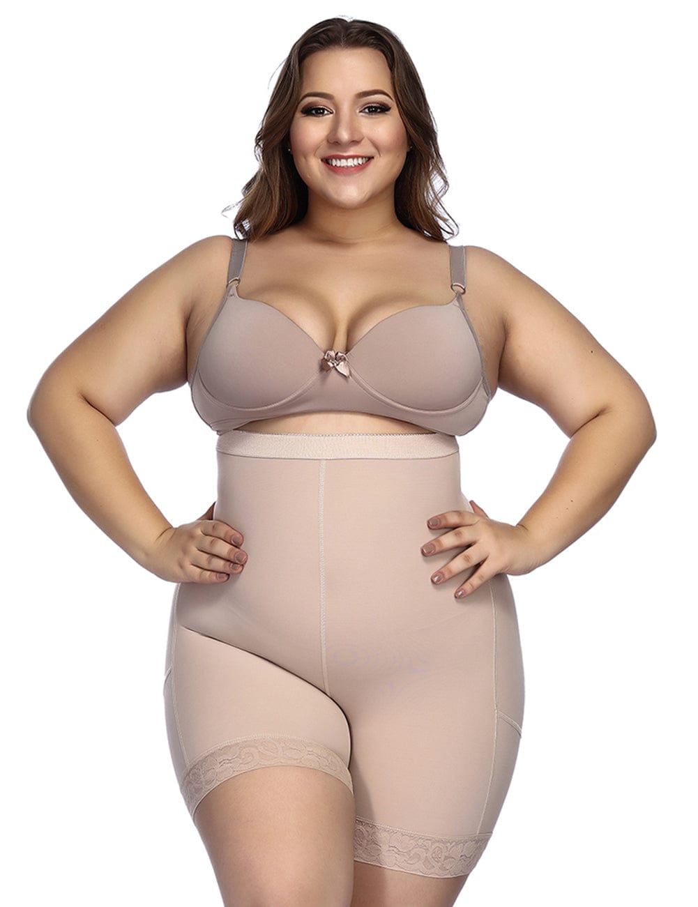 Plus Size Body Shaper Tummy Control High Waist Shapewear