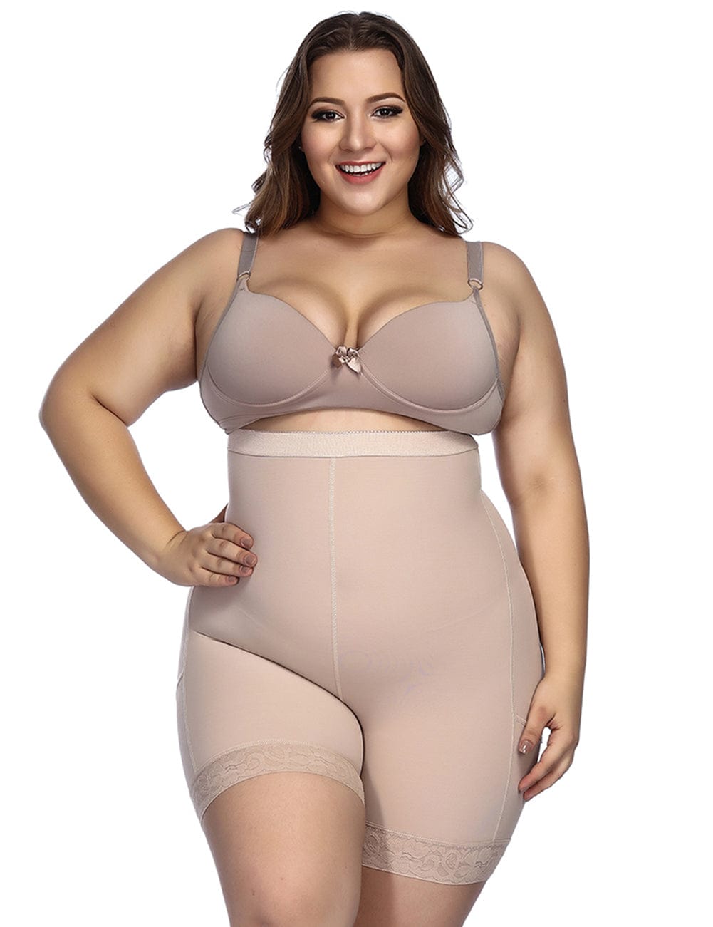 Plus Size Body Shaper Tummy Control High Waist Shapewear