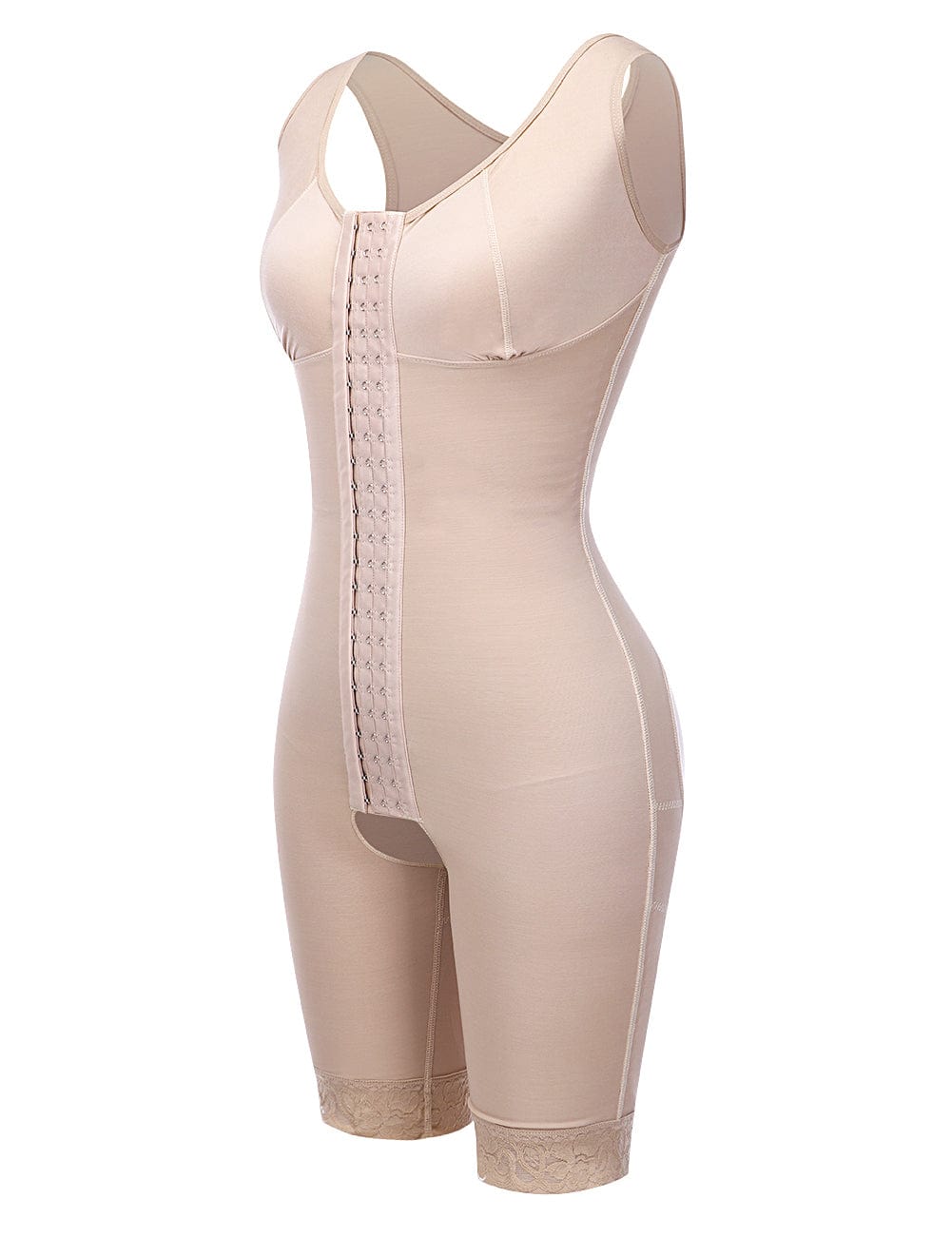 Ultimate Stretch Nude Hooks Crotchless Unpadded Big Size Bodysuit Lace Tailored Shape