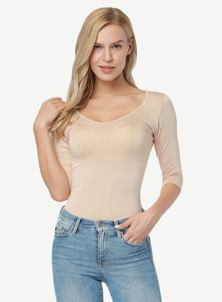 Women's Classic Fitted Undershirt Long Sleeve Shapewear