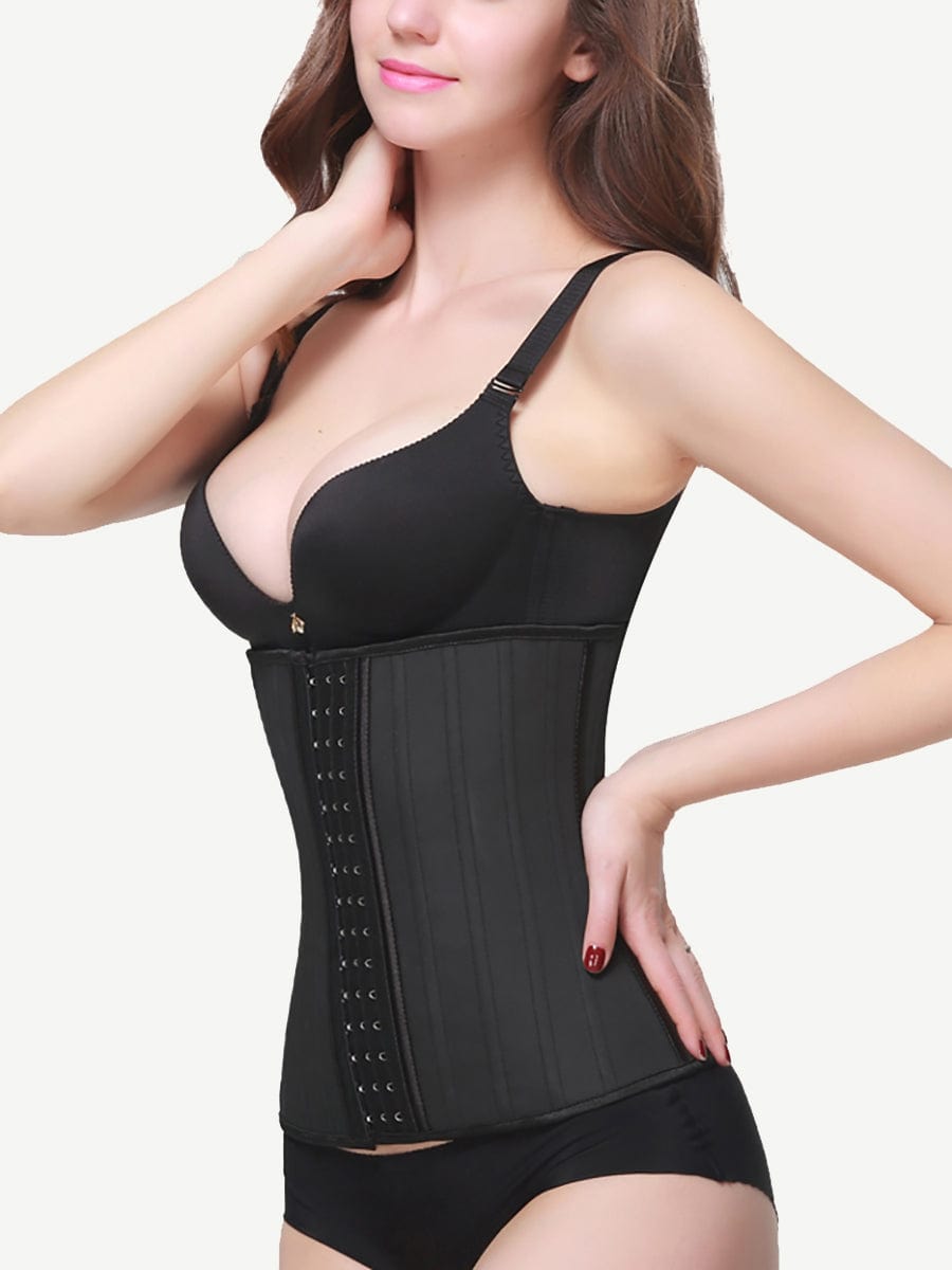 25 Steel Boned Compression Lose Weight Fitting Latex Waist Trainer