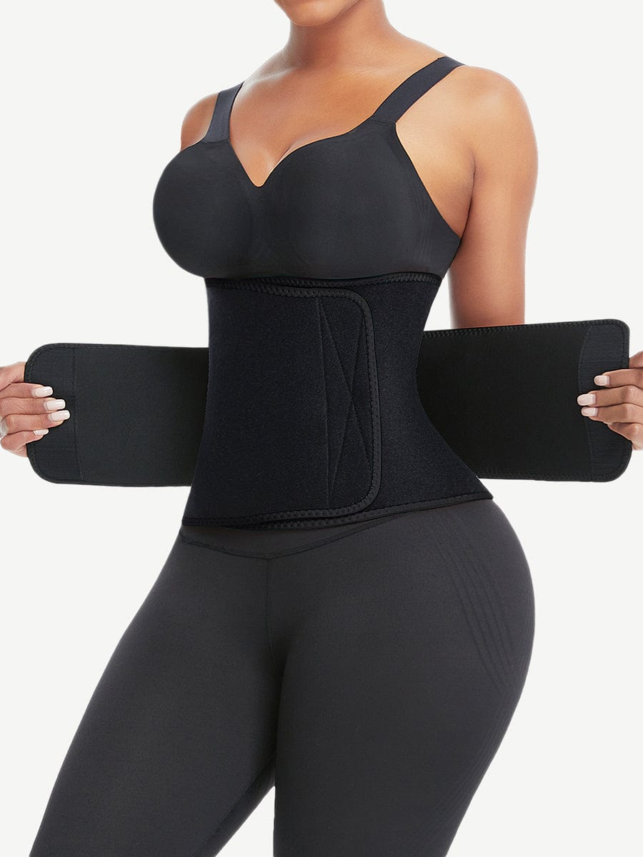 High Power Black Neoprene Waist Trainer Sticker Big Size Amazing Shape