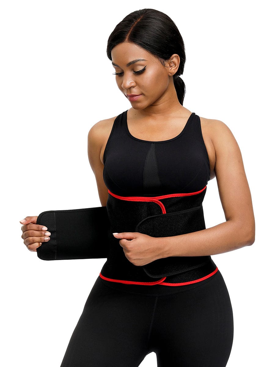 High Power Black Neoprene Waist Trainer Sticker Big Size Amazing Shape