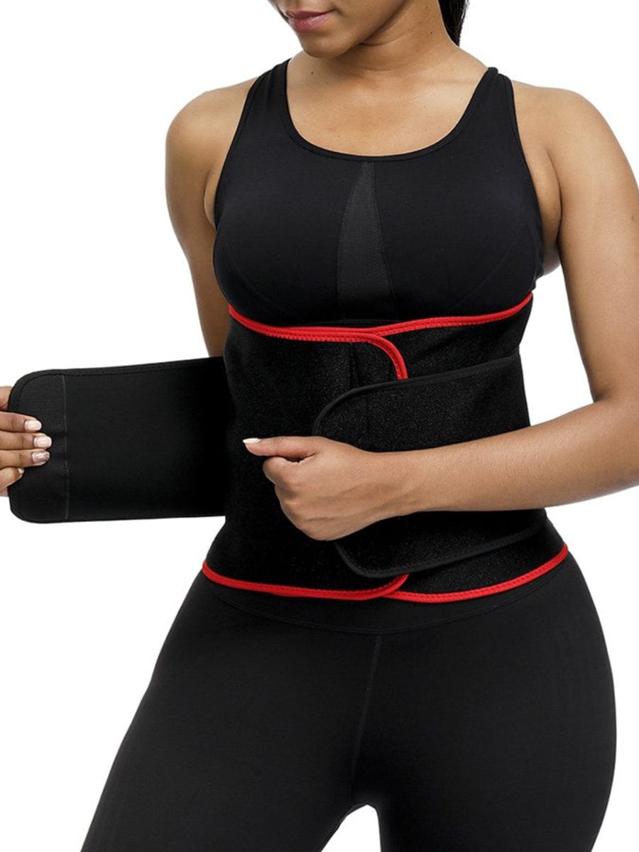 High Power Black Neoprene Waist Trainer Sticker Big Size Amazing Shape