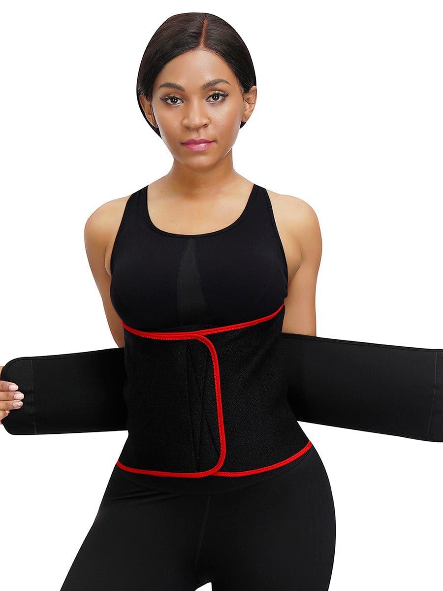 High Power Black Neoprene Waist Trainer Sticker Big Size Amazing Shape