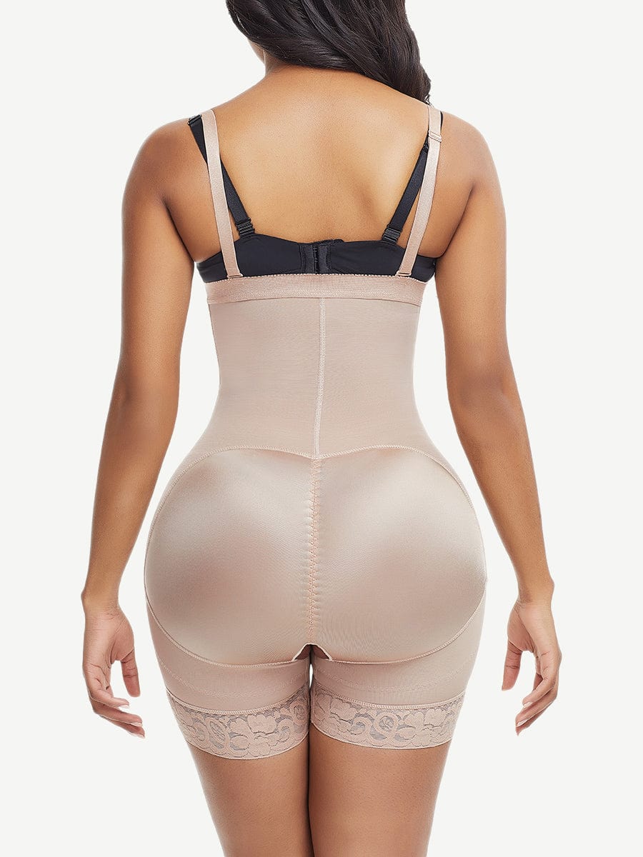 Full Body Shaper Buttock Lifter Detachable Straps Big Size Weight Loss