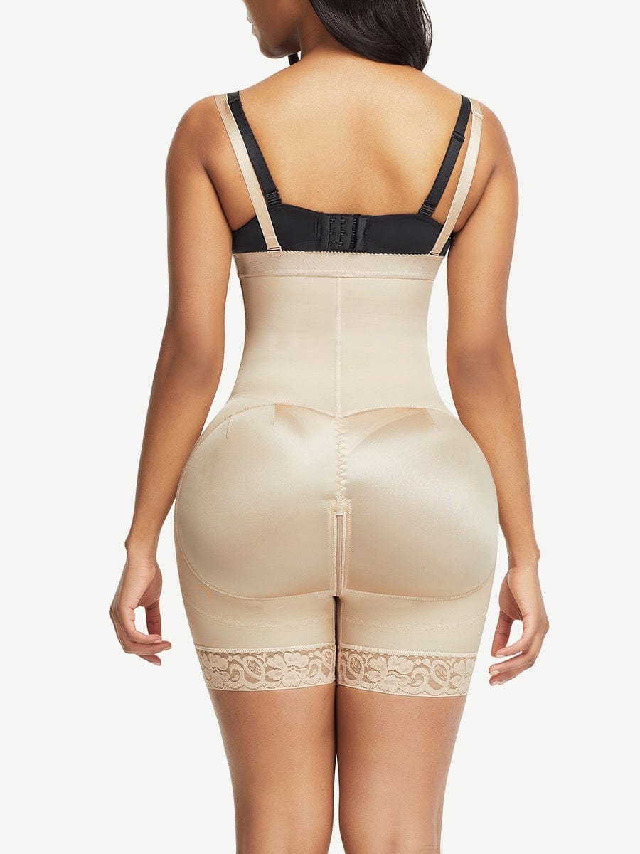 Pretty Detachable Straps Side Zip Body Shaper Leisure Fashion