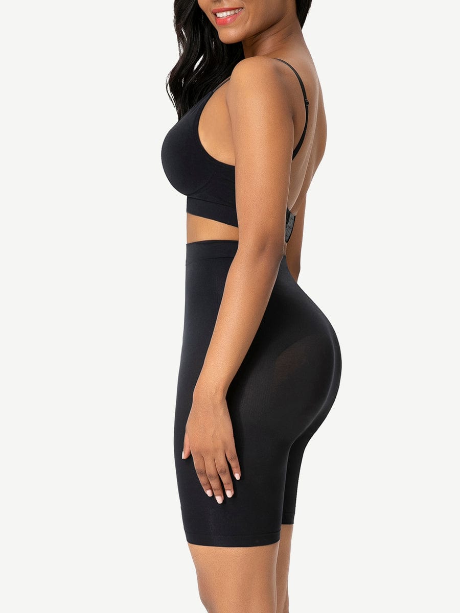 Unbelievable Black High Waist Butt Lifter Shapewear Shorts Slimmer