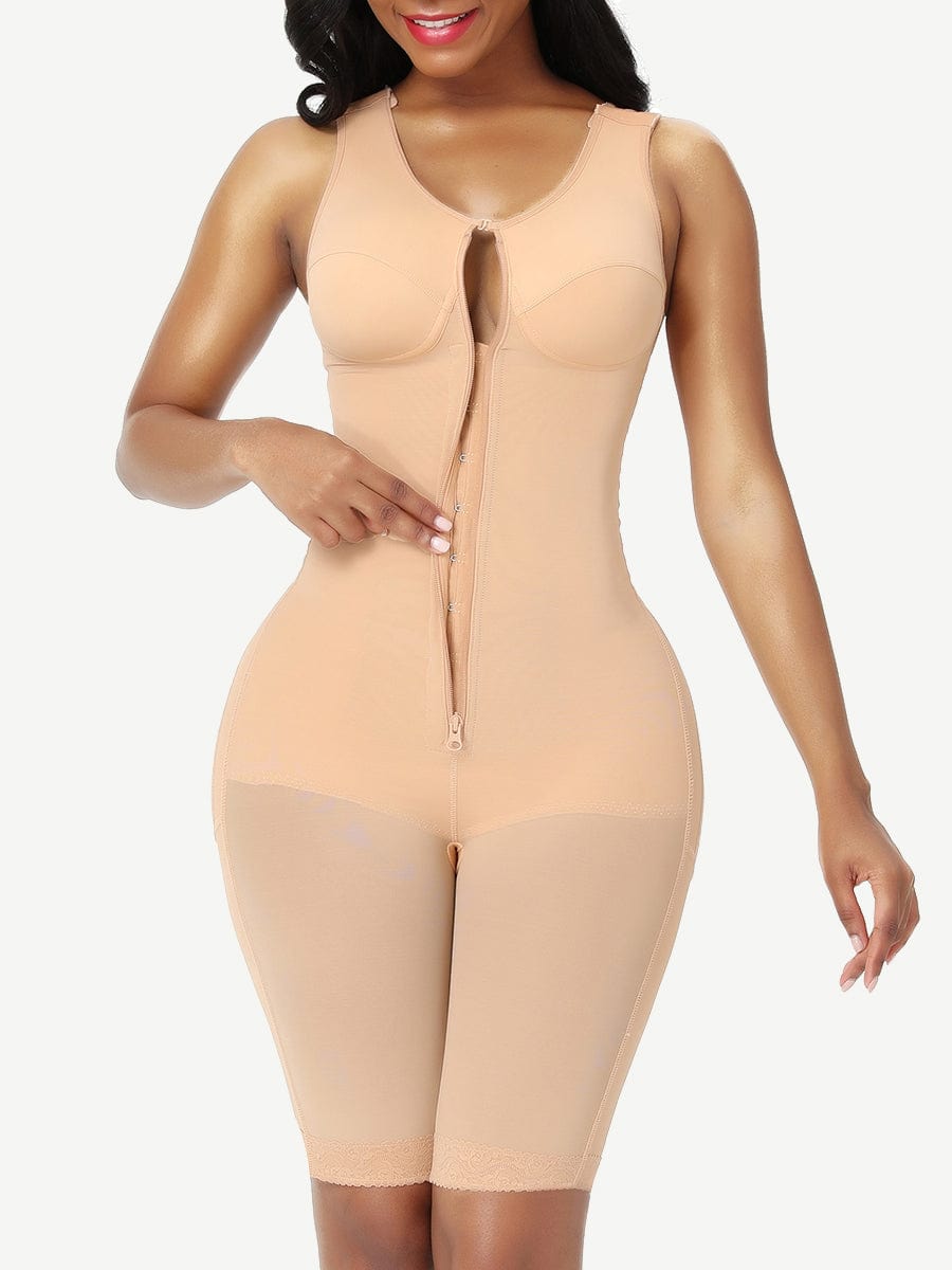 Best Fajas Body Shaper Lace Open Crotch Flatten Tummy