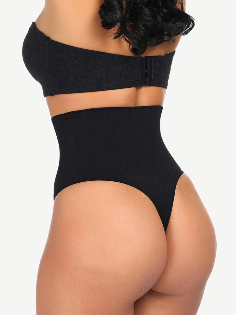 Seamless 4 Steel Bones Shapewear Thong Natural Shaping