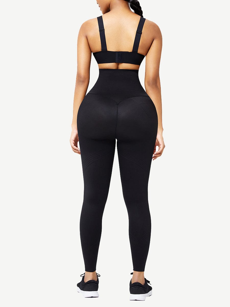 Seamless High Waist 3D Print Legging Curve Smoothing