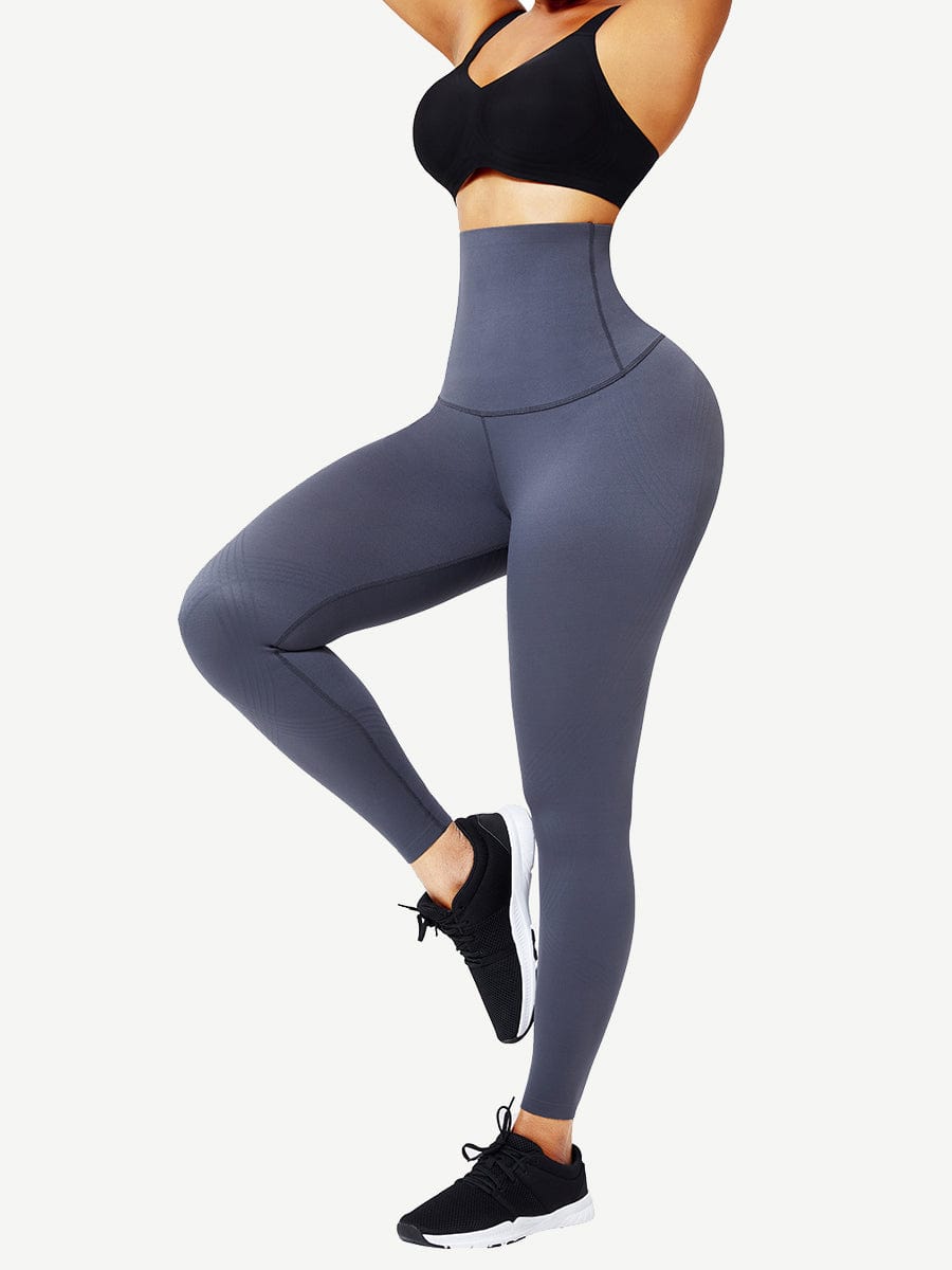 Seamless High Waist 3D Print Legging Curve Smoothing