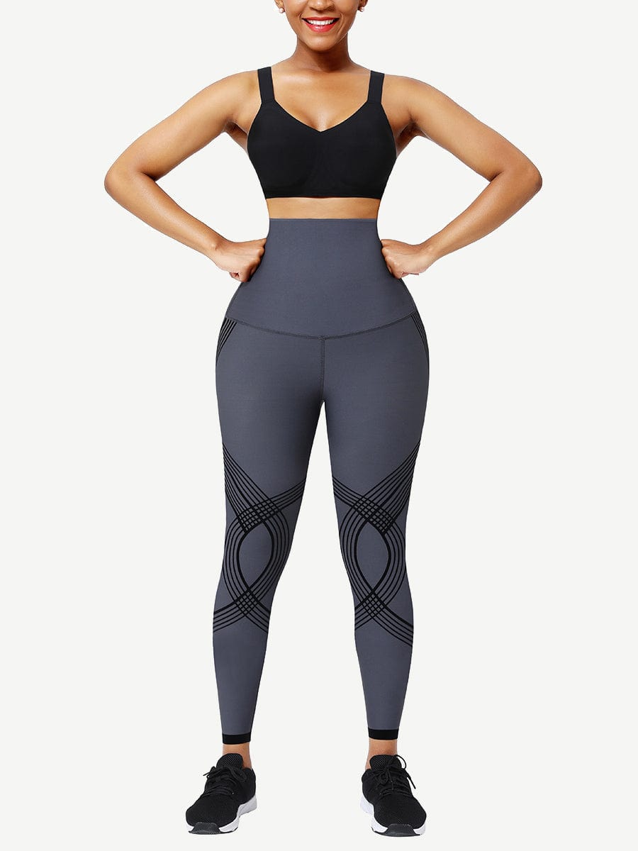 Seamless High Waist 3D Print Legging Curve Smoothing