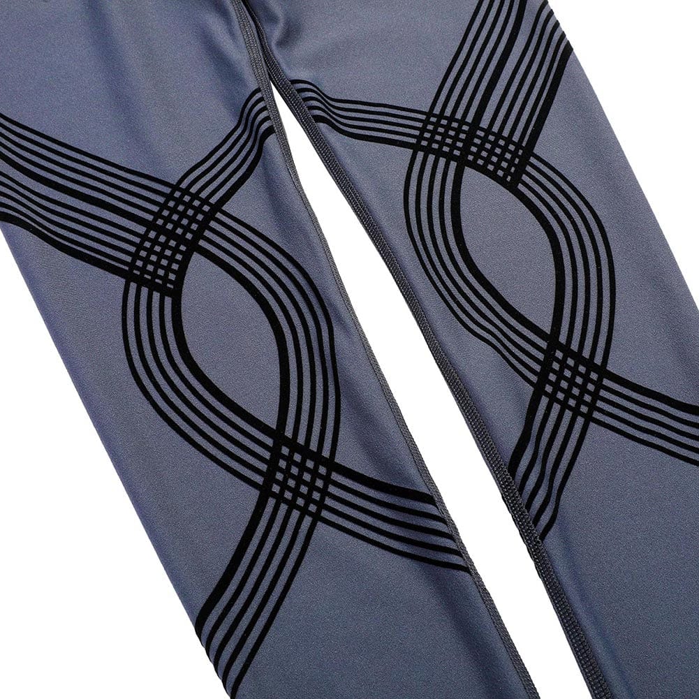 Seamless High Waist 3D Print Legging Curve Smoothing