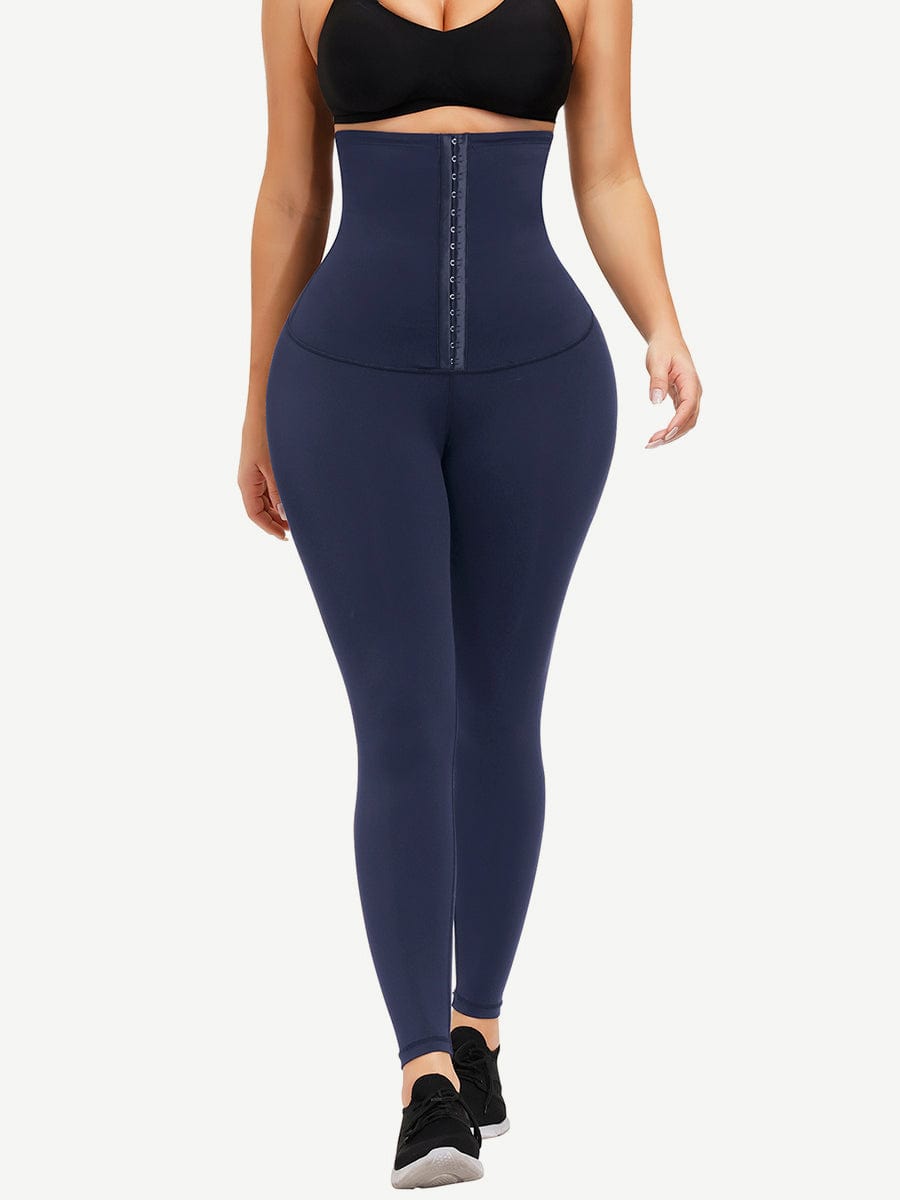 Hooks Waist Trainer Shapewear Leggings Slimming Belly