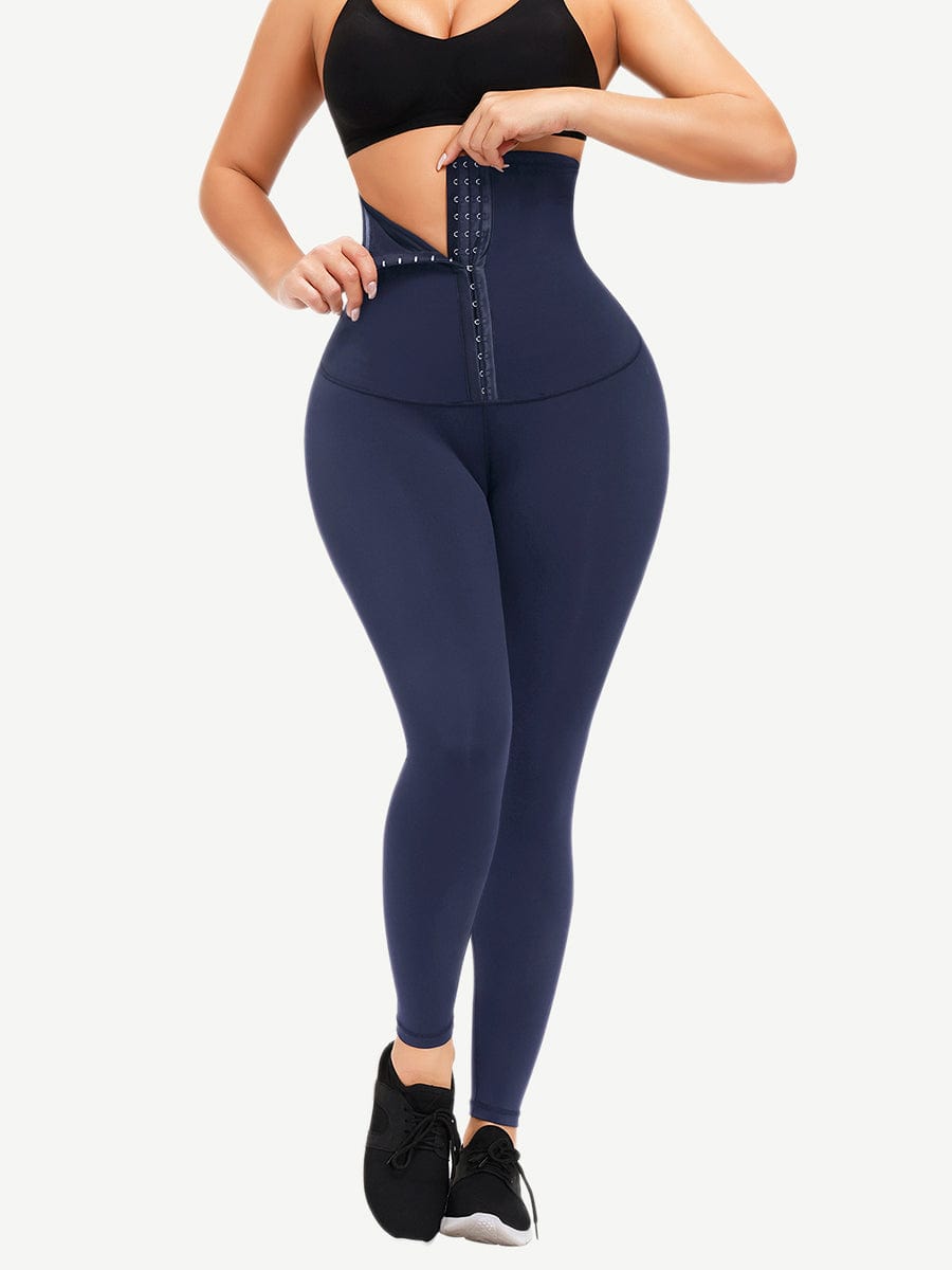 Hooks Waist Trainer Shapewear Leggings Slimming Belly