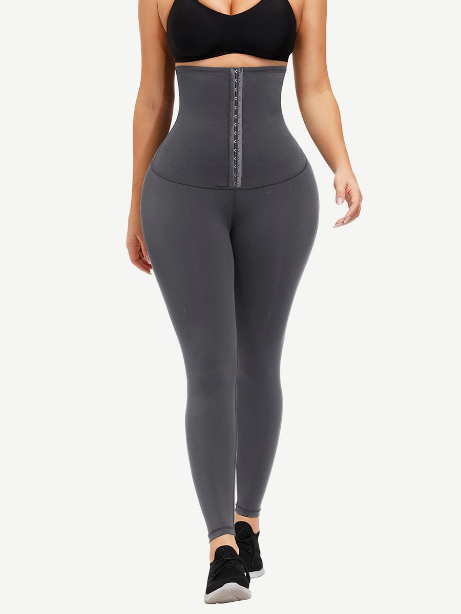 Hooks Waist Trainer Shapewear Leggings Slimming Belly