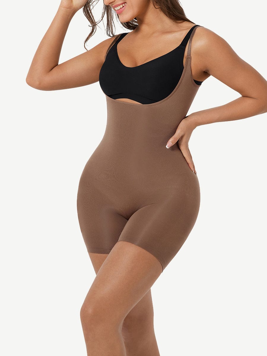 Seamless One-piece Shapewear Briefs Tummy Tightening Hip Lift