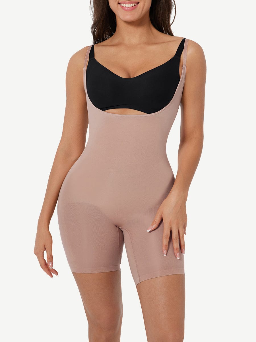 Seamless One-piece Shapewear Briefs Tummy Tightening Hip Lift