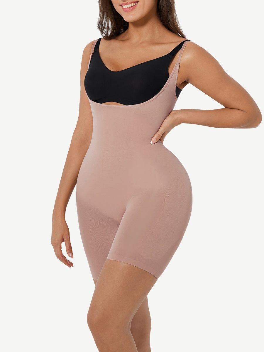 Seamless One-piece Shapewear Briefs Tummy Tightening Hip Lift