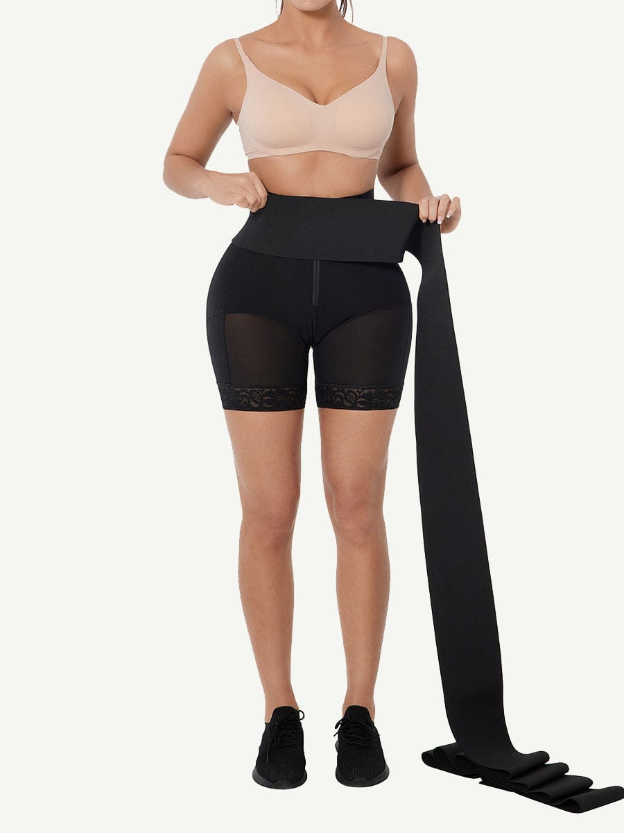 Shapewear Pants With A Rubber String Waist Trainer