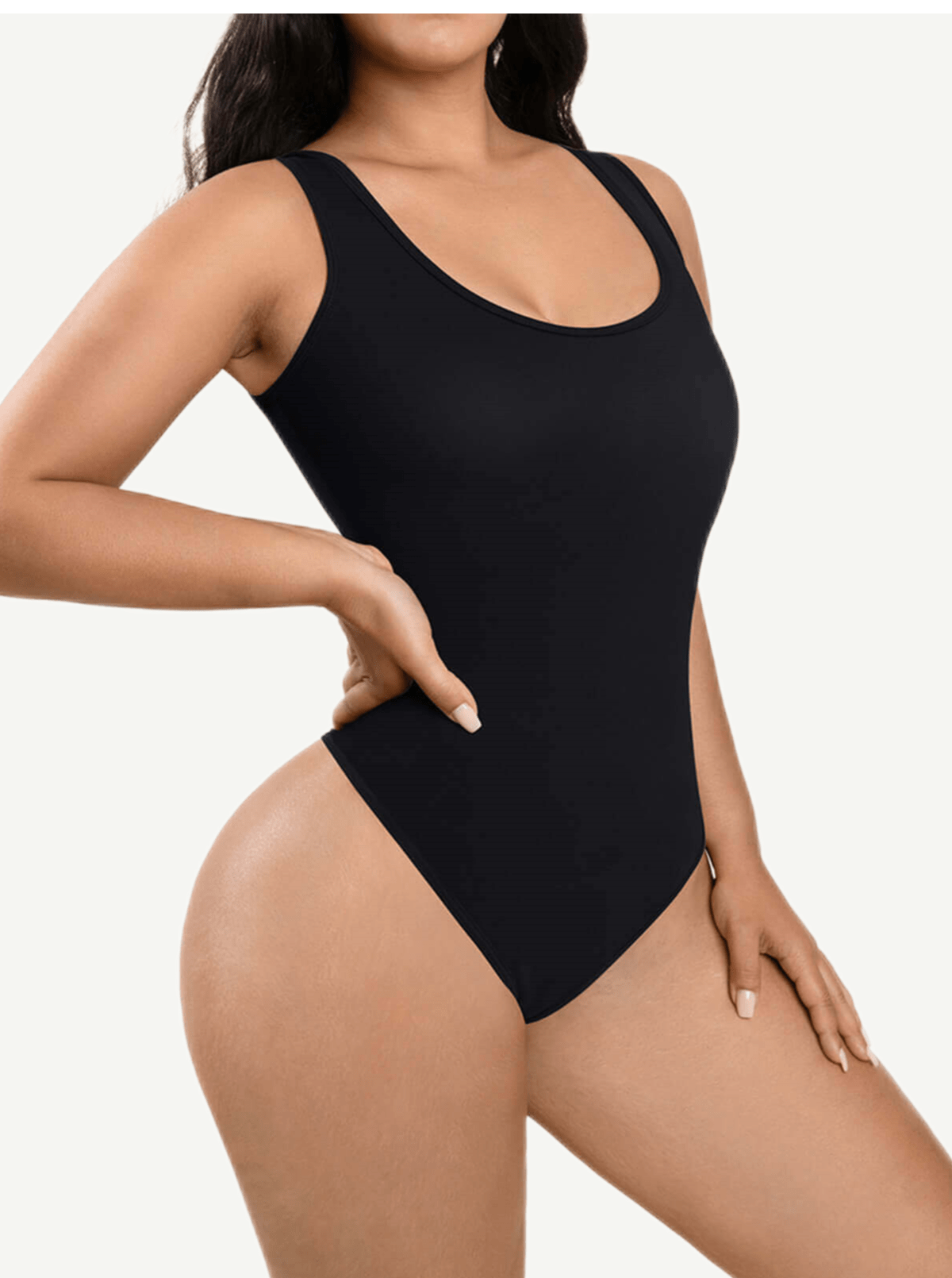 Tank Top Thong Bodysuit Abdominal Breathable Can be Worn Outside