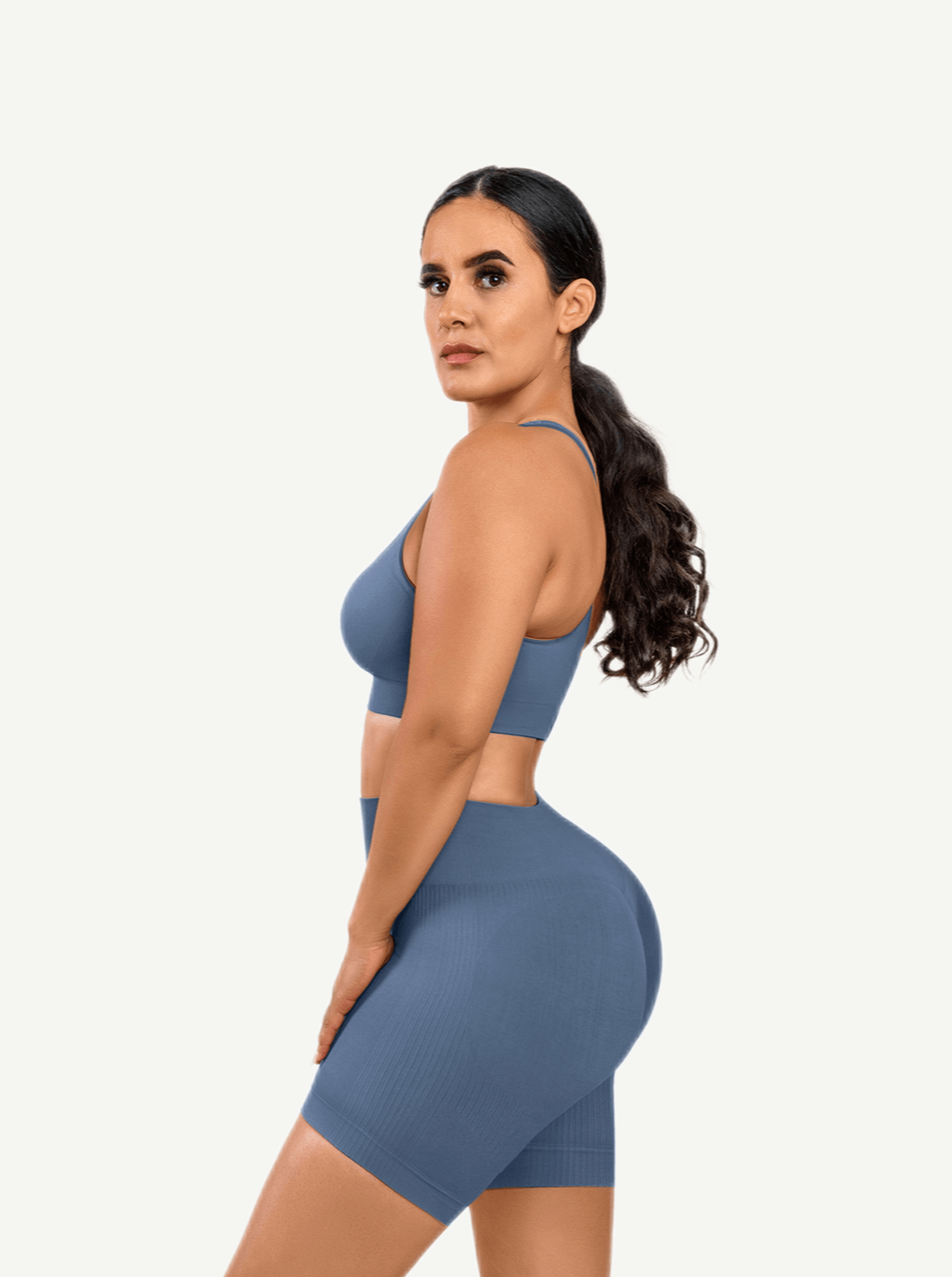 Eco-friendly Sexy V Neck Seamless Sportswear