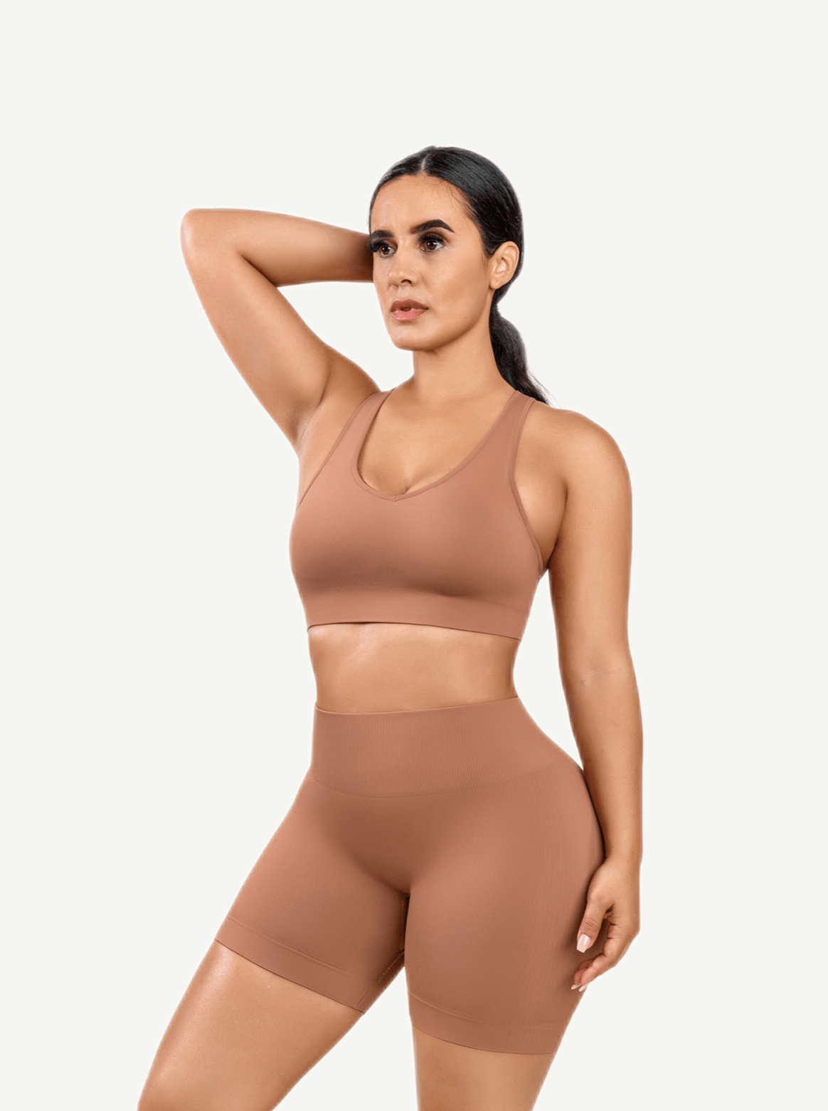 Eco-friendly Sexy V Neck Seamless Sportswear