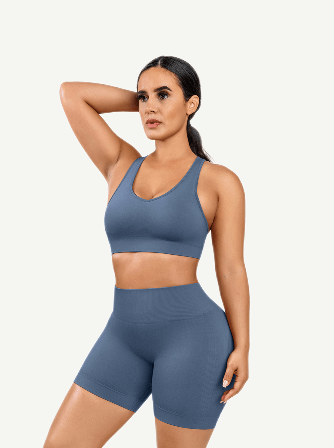 Eco-friendly Sexy V Neck Seamless Sportswear