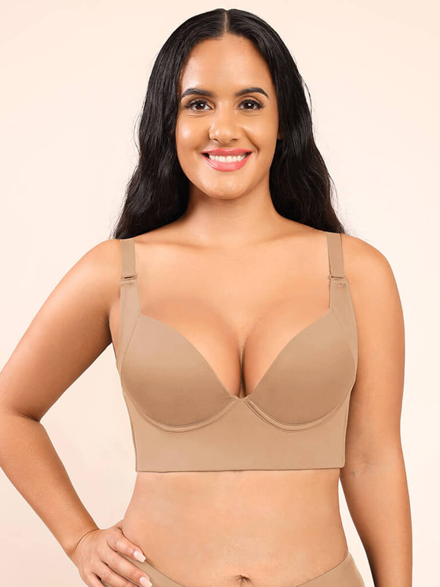 Fashion Deep Cup Bra Hides Back Fat Diva New Look