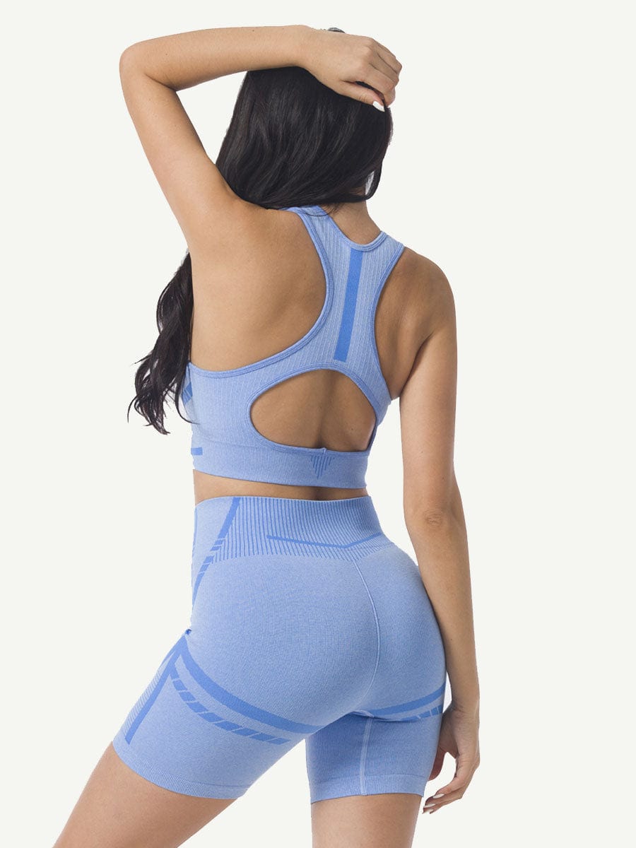 Seamless Yoga Short Sets Fashion Gymwear