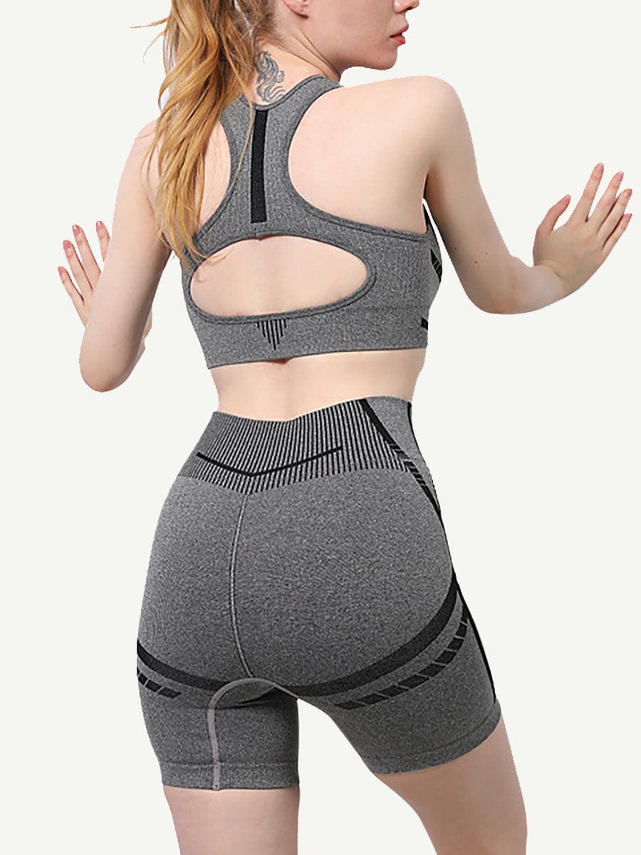 Seamless Yoga Short Sets Fashion Gymwear