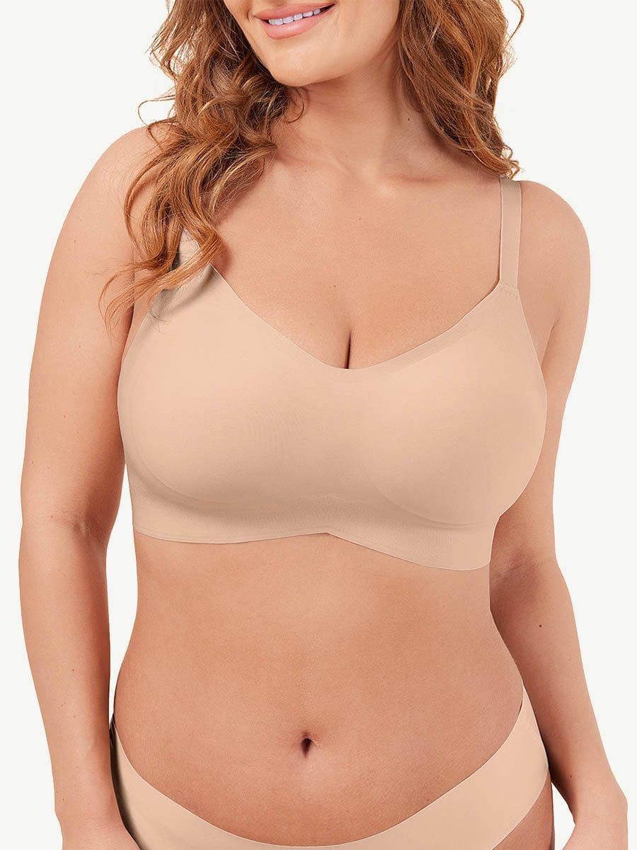 Sexy Seamless Underwear with Shapewear Incorporated Push Up Bra