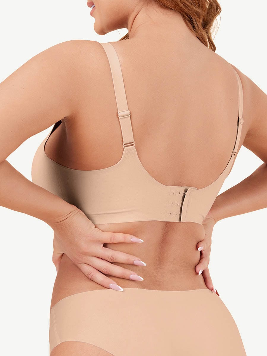 Sexy Seamless Underwear with Shapewear Incorporated Push Up Bra