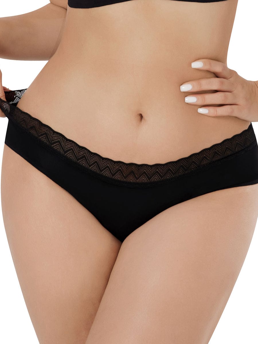 Classic Brief Lace Absorbent Panty Super Comfy