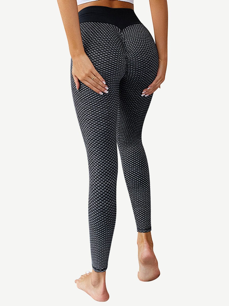 High Waisted Seamless Yoga Leggings Butt Enhancer