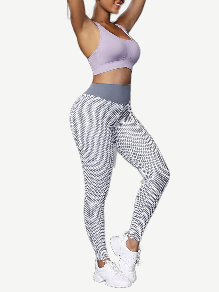 High Waisted Seamless Yoga Leggings Butt Enhancer