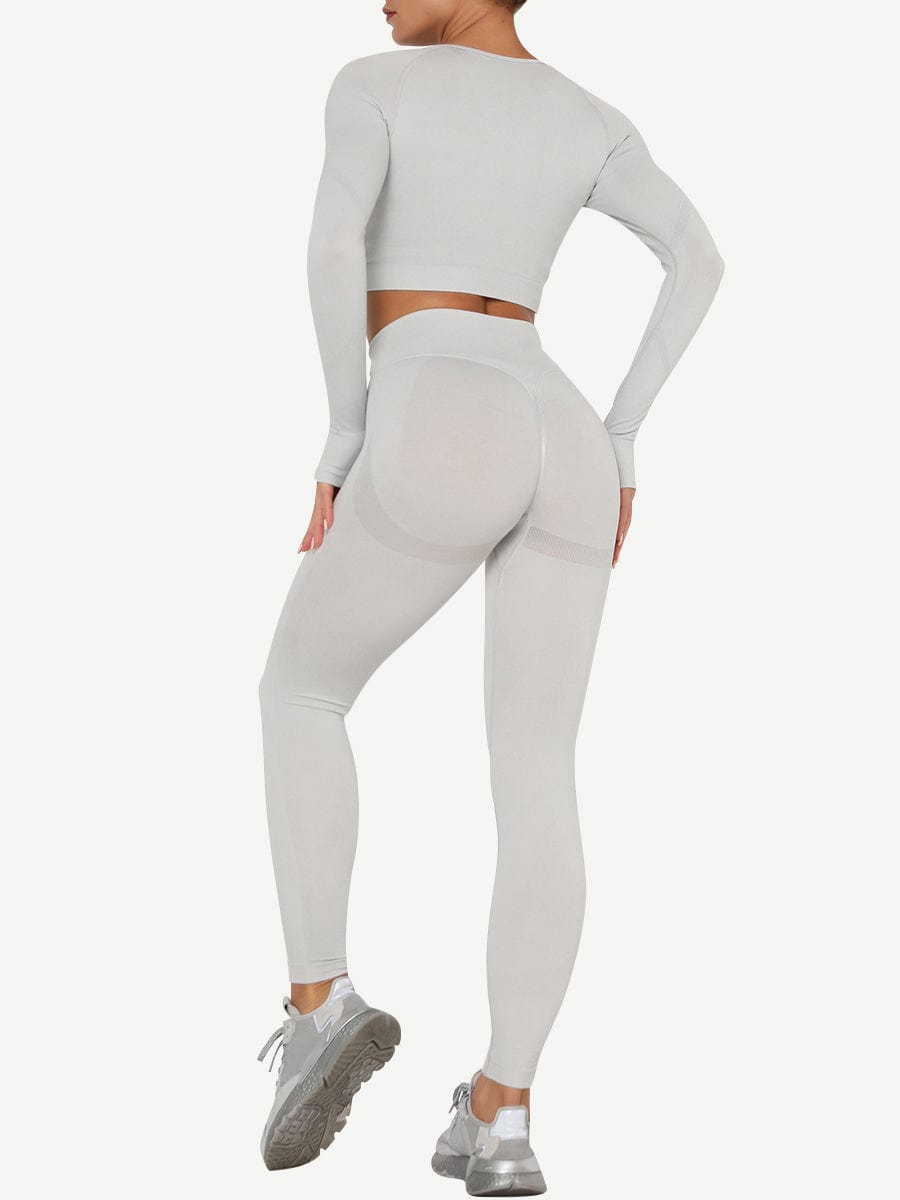 Sport Suit Raglan Sleeve High Rise For Walking